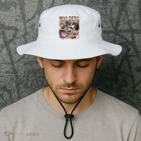 Moo Deng Hippo Meme Funny Animal Bucket Hat thumb 2