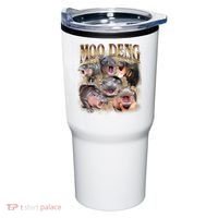 Moo Deng Hippo Meme Funny Animal Tumbler thumb 0