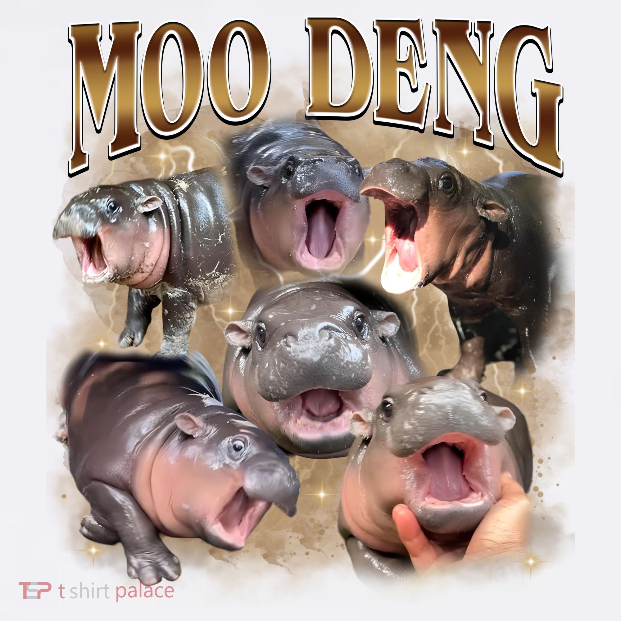 Moo Deng Hippo Meme Funny Animal Women's Tank Top