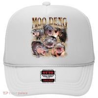 Moo Deng Hippo Meme Funny Animal Hat thumb 0