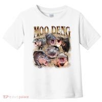 Moo Deng Hippo Meme Funny Animal Toddler T-Shirt thumb 0