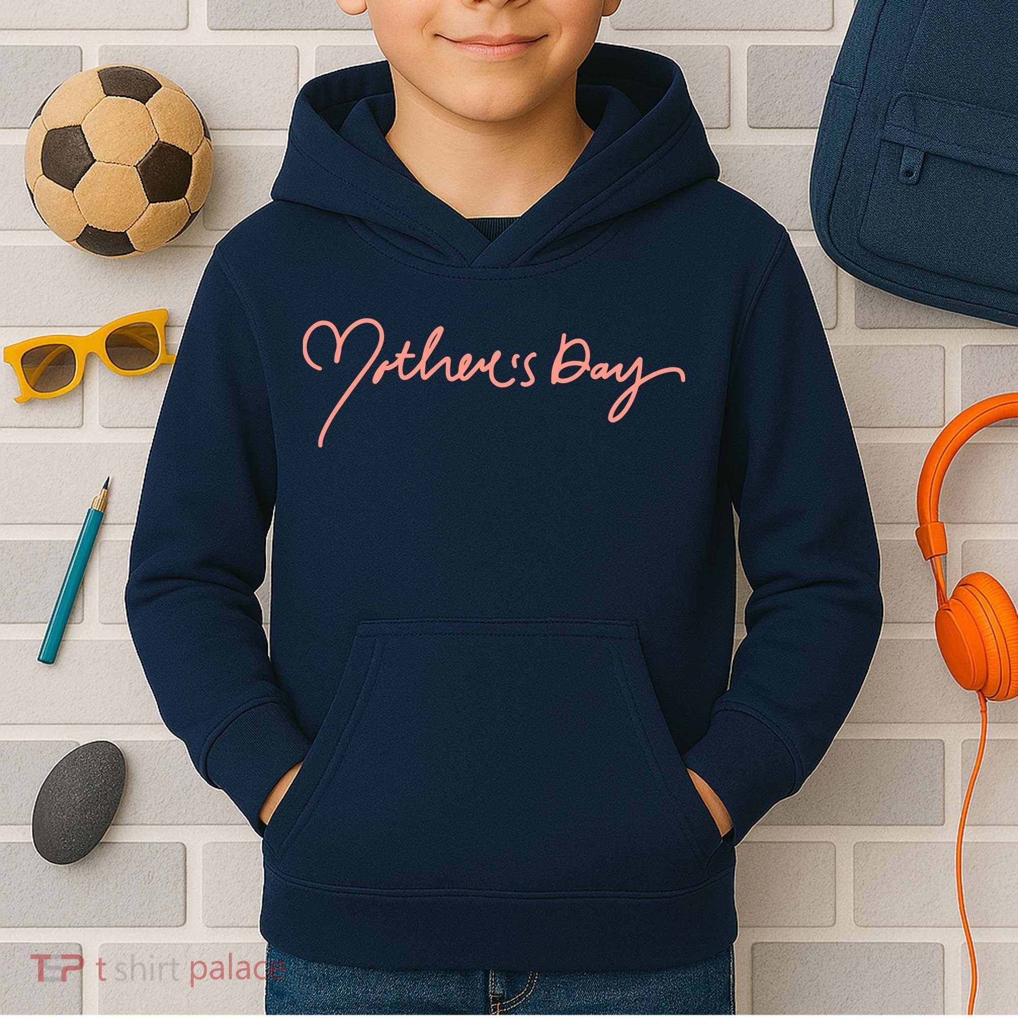 Mother's Day Heart Cute Gift Kids Hoodie