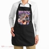 Moo Deng Hippo Meme Funny Apron thumb 2