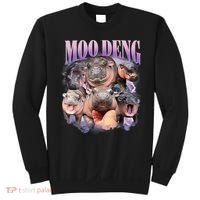 Moo Deng Hippo Meme Funny Sweatshirt thumb 0