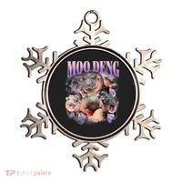 Moo Deng Hippo Meme Funny Ornament thumb 0