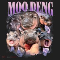 Moo Deng Hippo Meme Funny Hat thumb 2
