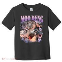 Moo Deng Hippo Meme Funny Toddler T-Shirt thumb 0