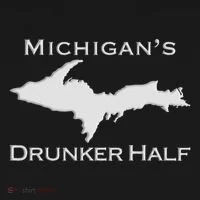 Michigans Drunker Half Upper Peninsula Yooper 906 Kids Hoodie thumb 5