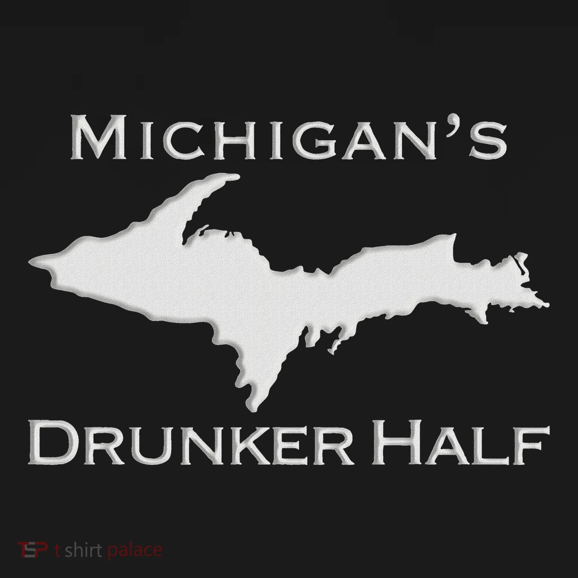 Michigans Drunker Half Upper Peninsula Yooper 906 Kids Hoodie