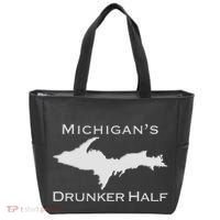 Michigans Drunker Half Upper Peninsula Yooper 906 Bag thumb 0