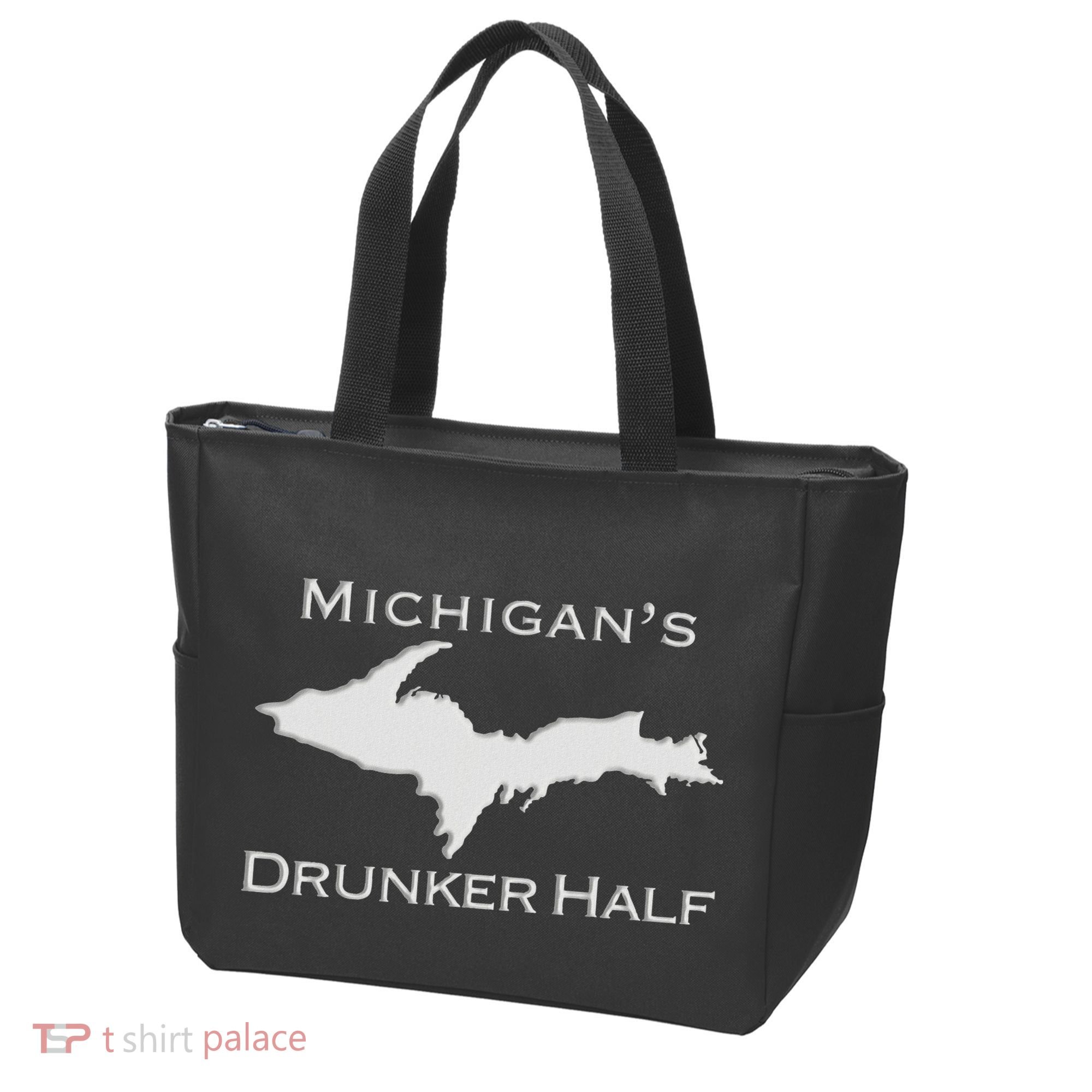 Michigans Drunker Half Upper Peninsula Yooper 906 Bag