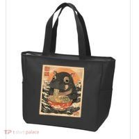 Moo Deng Hippo Eat Ramen For Japanese Style Tote Bag thumb 3