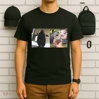 Moo Deng Hippo And Baby Penguin Pesto T-Shirt thumb 6