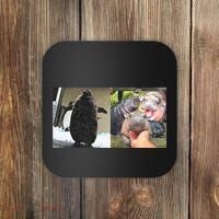 Moo Deng Hippo And Baby Penguin Pesto Coaster thumb 0