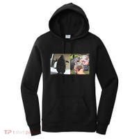 Moo Deng Hippo And Baby Penguin Pesto Women's Hoodie thumb 0