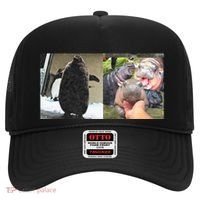 Moo Deng Hippo And Baby Penguin Pesto Hat thumb 0