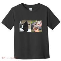Moo Deng Hippo And Baby Penguin Pesto Toddler T-Shirt thumb 0