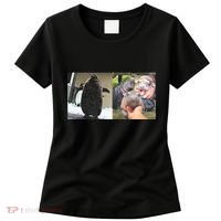 Moo Deng Hippo And Baby Penguin Pesto Women's T-Shirt thumb 0