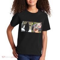 Moo Deng Hippo And Baby Penguin Pesto Kids T-Shirt thumb 2
