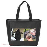 Moo Deng Hippo And Baby Penguin Pesto Tote Bag thumb 0
