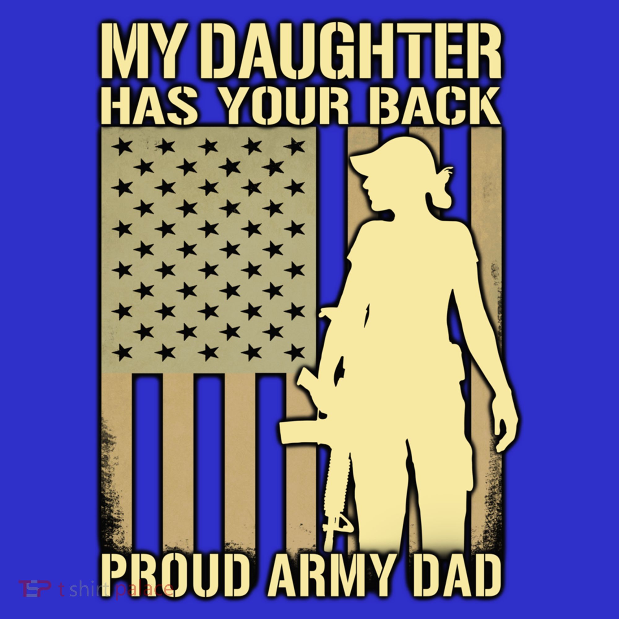 My Daughter Has Your Back Funny Gift Proud Army Dad Military Father Gift Hoodie