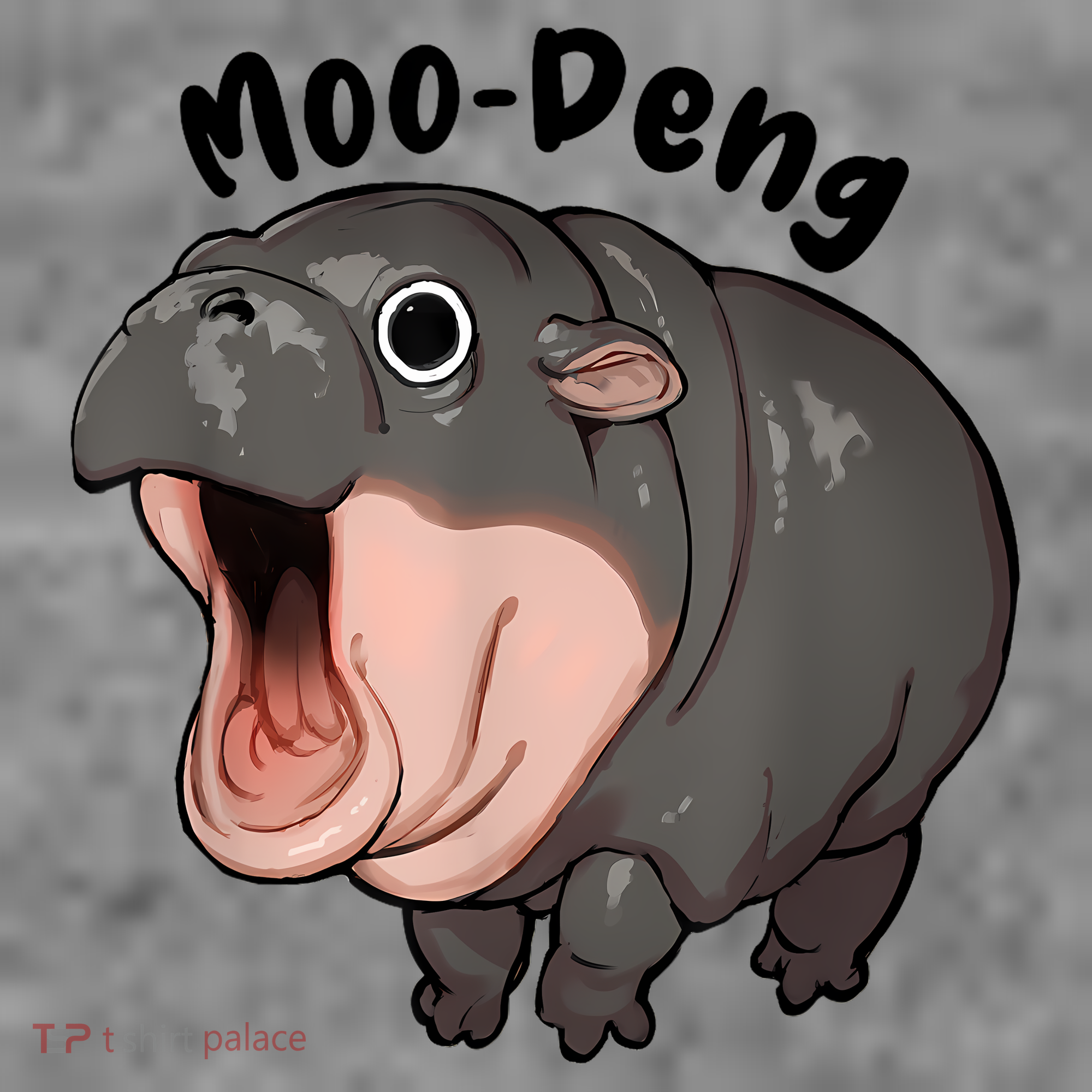 Moo Deng Hippo Baby Pigmy Hippopotamus Zoo Family Toddler Hoodie