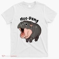 Moo Deng Hippo Baby Pigmy Hippopotamus Zoo Family T-Shirt thumb 0