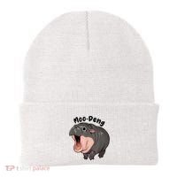 Moo Deng Hippo Baby Pigmy Hippopotamus Zoo Family Beanie thumb 0