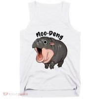 Moo Deng Hippo Baby Pigmy Hippopotamus Zoo Family Tank Top thumb 0