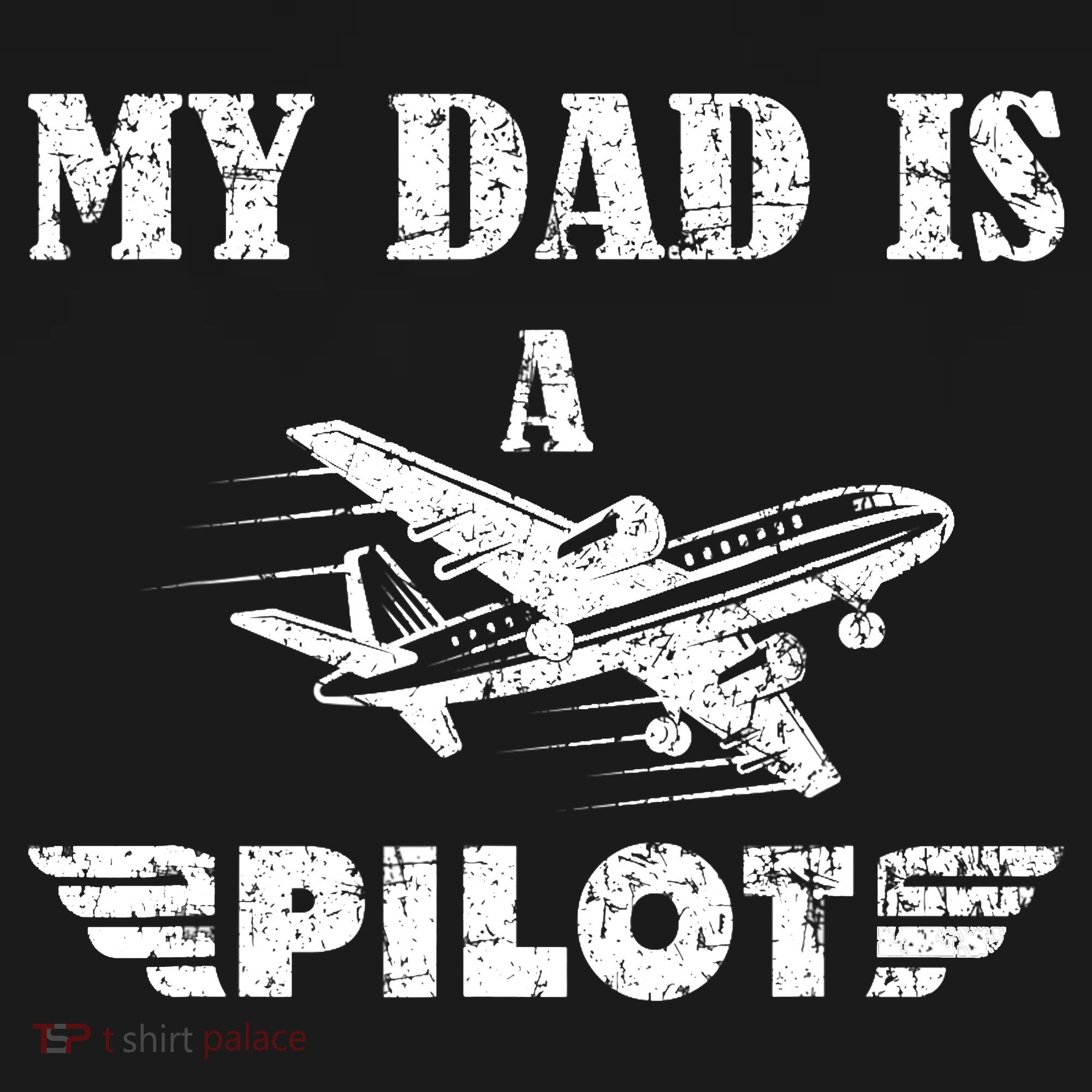 My Dad Is A Pilot Airplane Aviation Pilot's Aeroplane Backpack