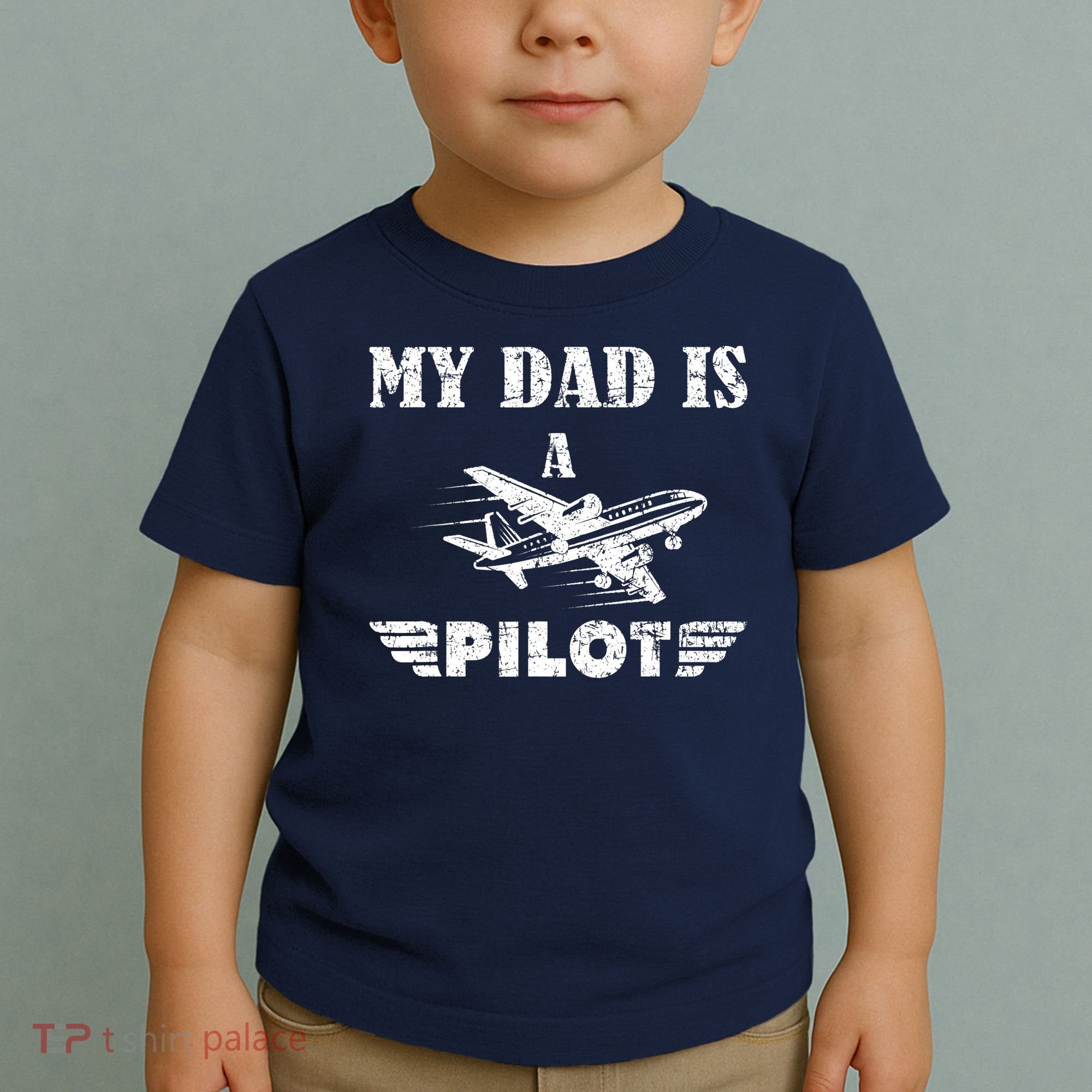 My Dad Is A Pilot Airplane Aviation Pilot's Aeroplane Toddler T-Shirt