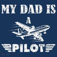 My Dad Is A Pilot Airplane Aviation Pilot's Aeroplane Women's T-Shirt thumb 6