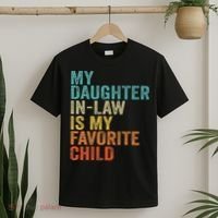 My Daughter In Law Is My Favorite Child Retro Vintage T-Shirt thumb 2