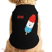 My Dad Is The Bomb Pop Funny Icecream Popsicle Summer Doggie Tank thumb 0