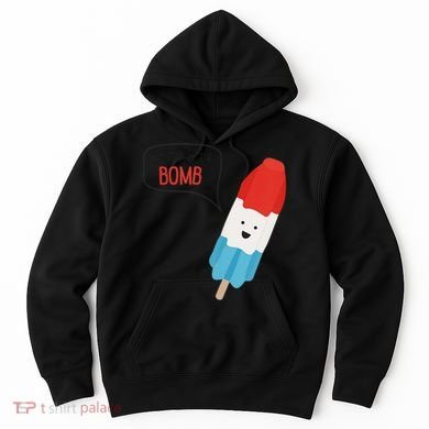 My Dad Is The Bomb Pop Funny Icecream Popsicle Summer Hoodie