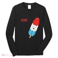 My Dad Is The Bomb Pop Funny Icecream Popsicle Summer Long Sleeve Shirt thumb 0