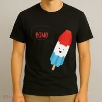 My Dad Is The Bomb Pop Funny Icecream Popsicle Summer T-Shirt thumb 3