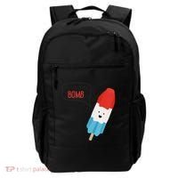 My Dad Is The Bomb Pop Funny Icecream Popsicle Summer Backpack thumb 0