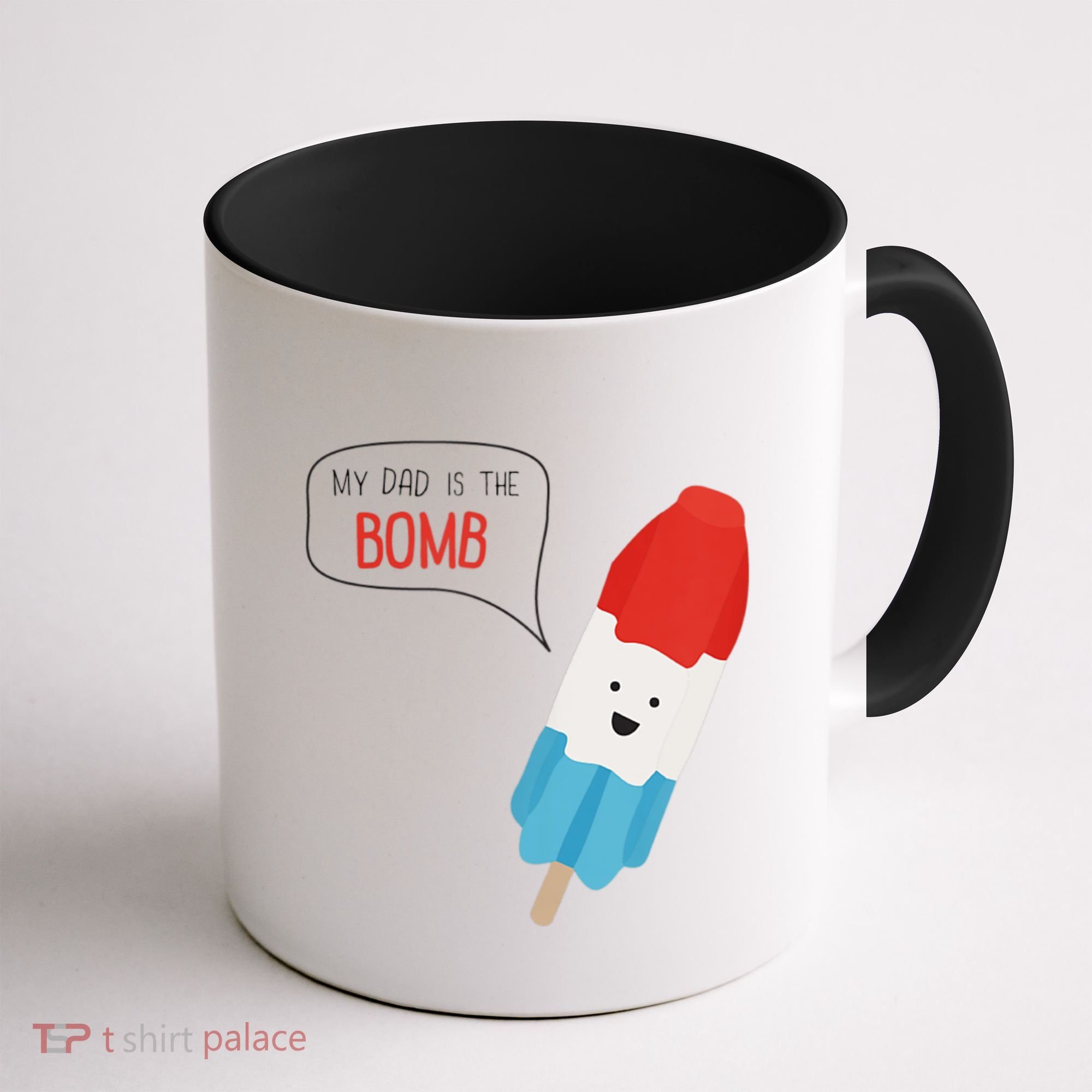 My Dad Is The Bomb Pop Funny Icecream Popsicle Summer Coffee Mug