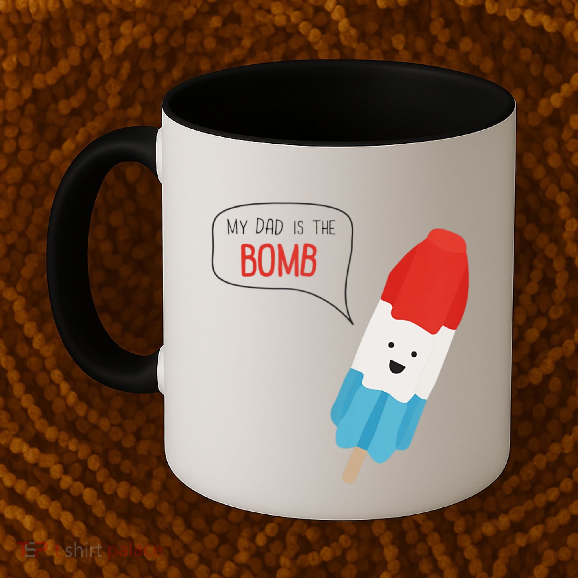 My Dad Is The Bomb Pop Funny Icecream Popsicle Summer Coffee Mug