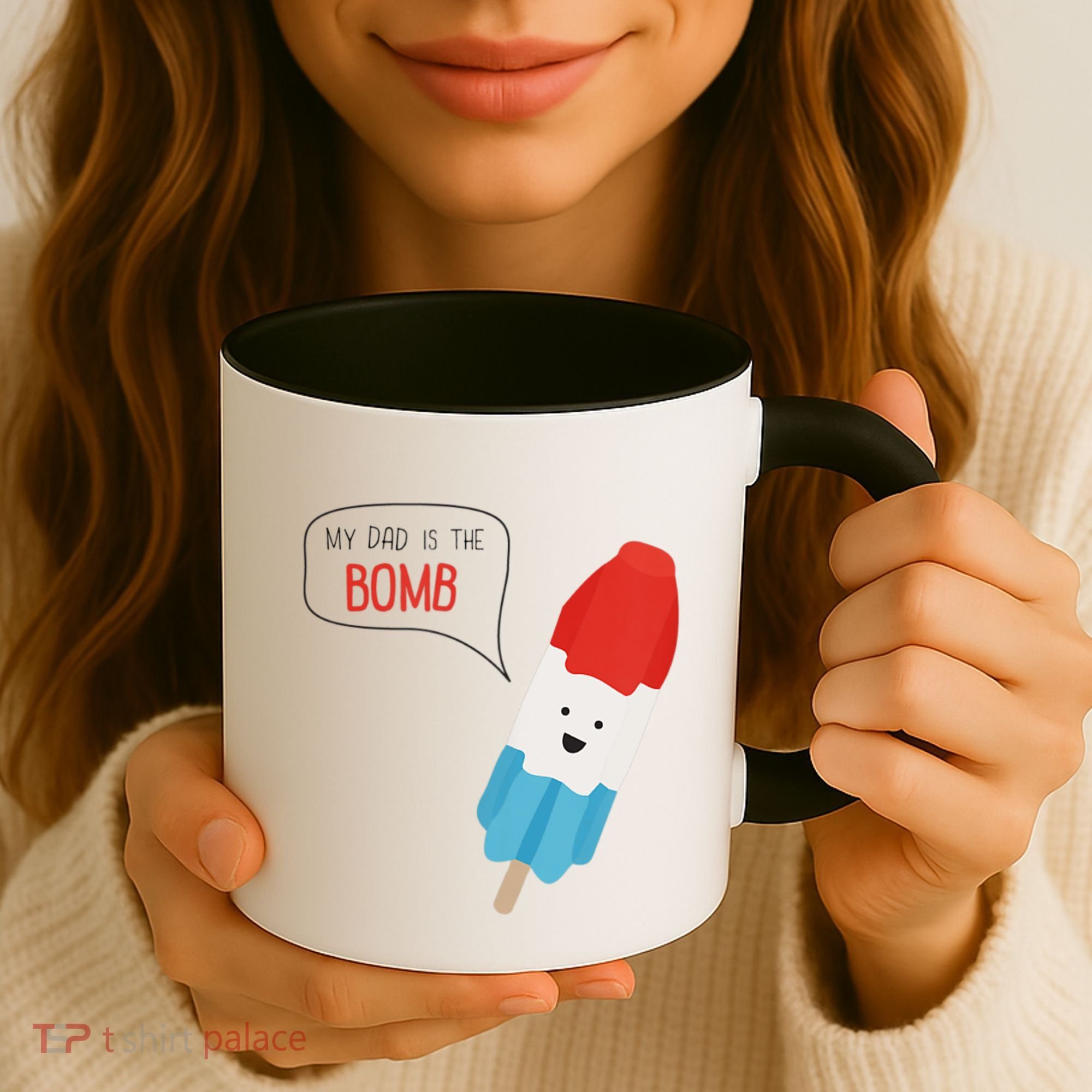 My Dad Is The Bomb Pop Funny Icecream Popsicle Summer Coffee Mug