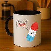 My Dad Is The Bomb Pop Funny Icecream Popsicle Summer Coffee Mug thumb 4