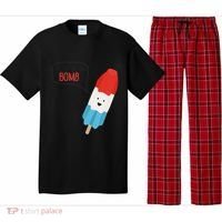 My Dad Is The Bomb Pop Funny Icecream Popsicle Summer Pajama Set thumb 0