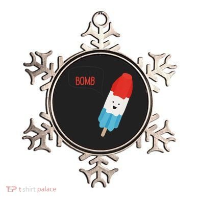 My Dad Is The Bomb Pop Funny Icecream Popsicle Summer Ornament