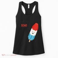 My Dad Is The Bomb Pop Funny Icecream Popsicle Summer Women's Tank Top thumb 0