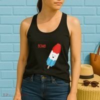 My Dad Is The Bomb Pop Funny Icecream Popsicle Summer Women's Tank Top thumb 2