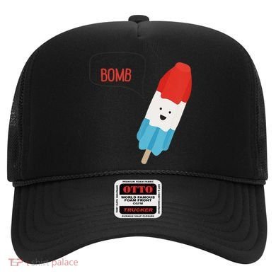 My Dad Is The Bomb Pop Funny Icecream Popsicle Summer Hat