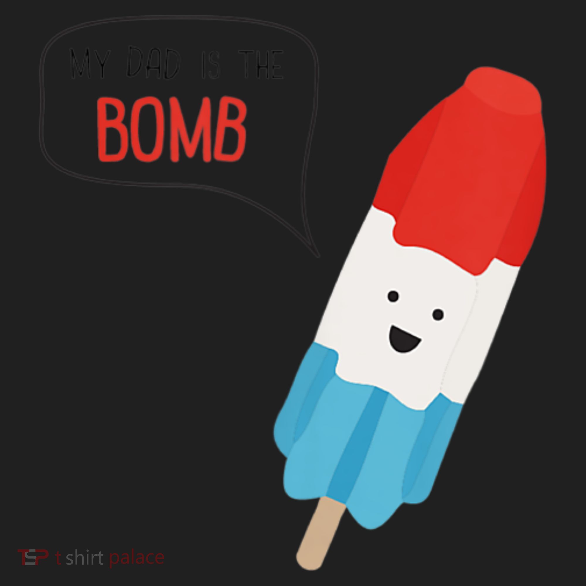 My Dad Is The Bomb Pop Funny Icecream Popsicle Summer Hat