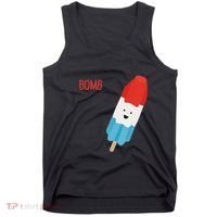 My Dad Is The Bomb Pop Funny Icecream Popsicle Summer Tank Top thumb 0