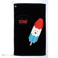 My Dad Is The Bomb Pop Funny Icecream Popsicle Summer Golf Towel thumb 0